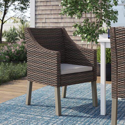 Sol 72 Outdoor™ Portola Outdoor Wicker Patio Dining Chair & Reviews